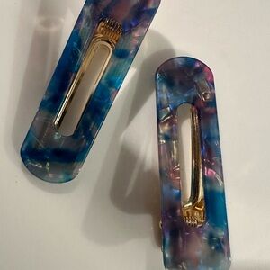 Colorful Acrylic Hair Clips